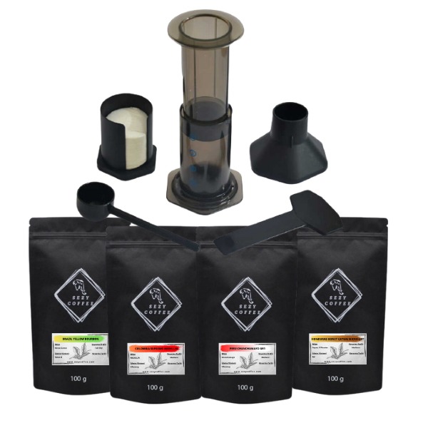 Aeropress Başlangıç Seti Kahve Demleme Ekipmanları Sezy Coffee